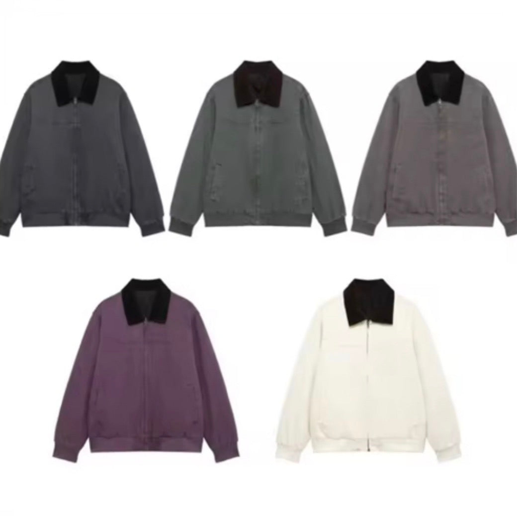 Vintage Heavyweight Zip Up Jacket (Collared)