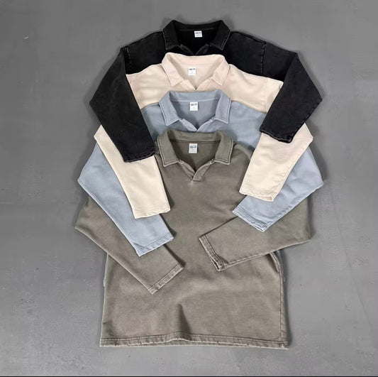 Vintage Long Sleeve Polo