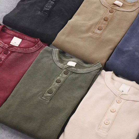 Long Sleeve T-Shirt (Buttoned)