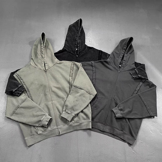 Vintage Zip Up Jacket (Stitched)